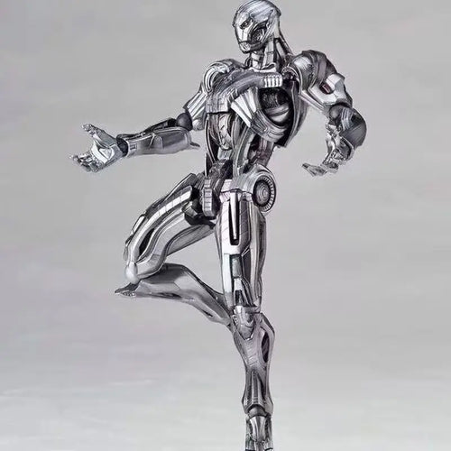 Ultron Revoltech Yamaguchi-figur – rörlig monokrom PVC