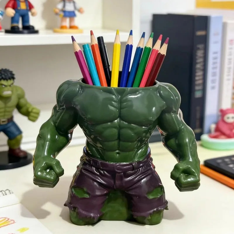 Suport pentru creioane Hulk – Bust musculos, organizare pentru birou