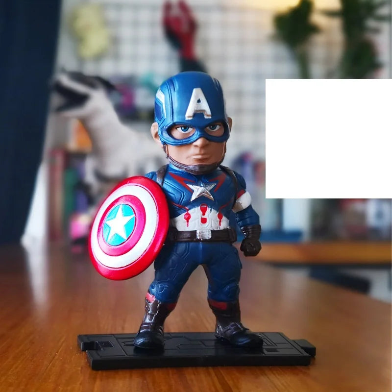 Amerika Kapitány figura – mini chibi pajzzsal