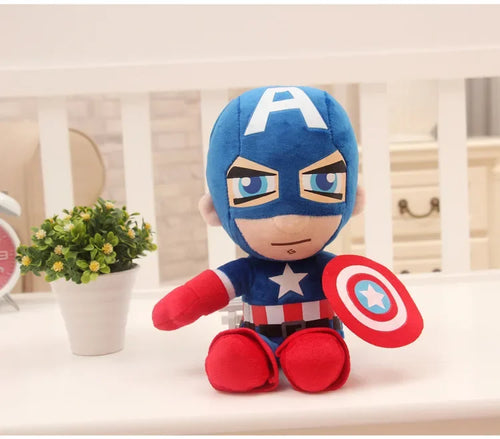 Pluș Avengers Captain America - jucărie de pluș de colecție, 27cm