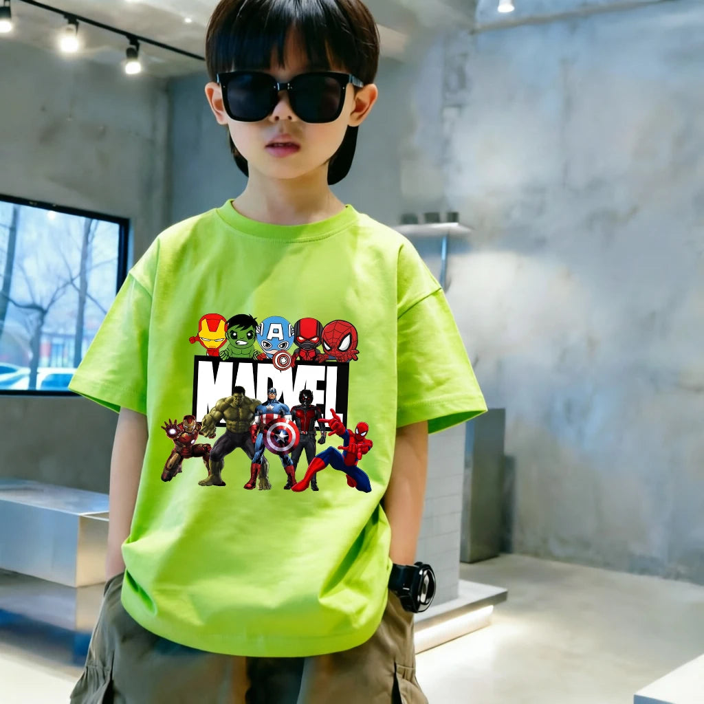 Marvel gyermekpóló – sokszínű chibi csapat