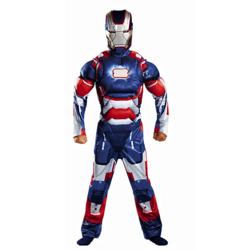 Iron Patriot-cosplaydräkt för barn - muskulös overall