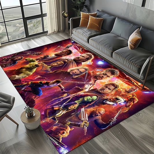 Avengers 3D-matta – design med grön Hulk-närbild