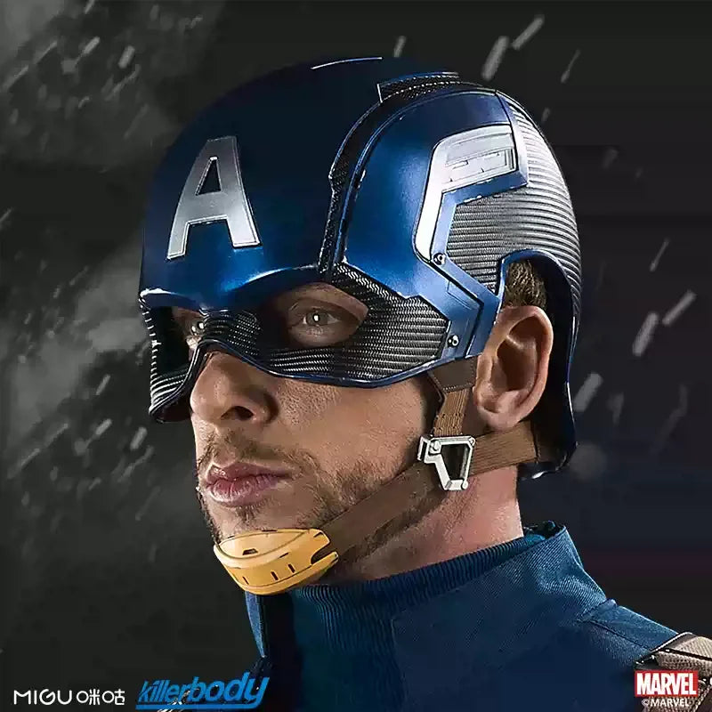 Killerbody Captain America Helmet - Infinity Saga Metal, 1:1 Scale