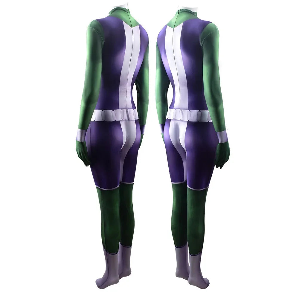 Kostým She-Hulk - fialovo-bílý overal