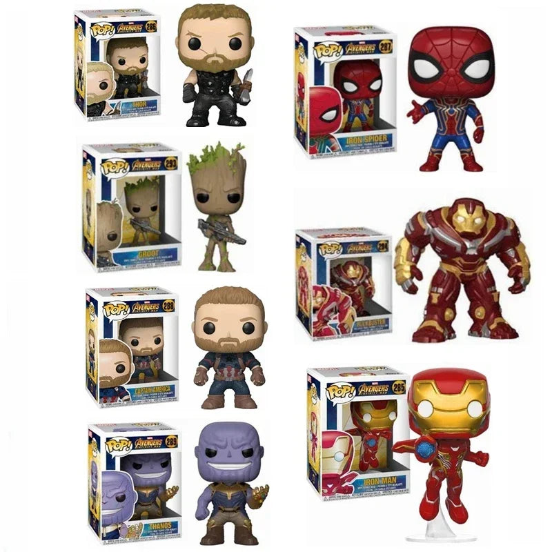 Funko Pop Avengers figuragyűjtemény – több karakterből álló válogatás