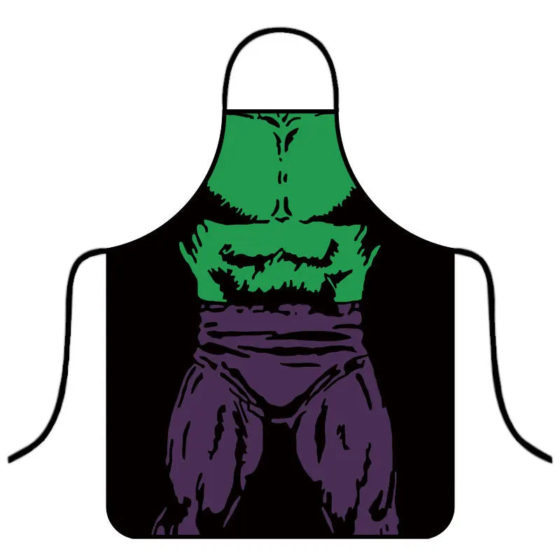 Șorț Avengers Hulk – Torace musculos verde-violet