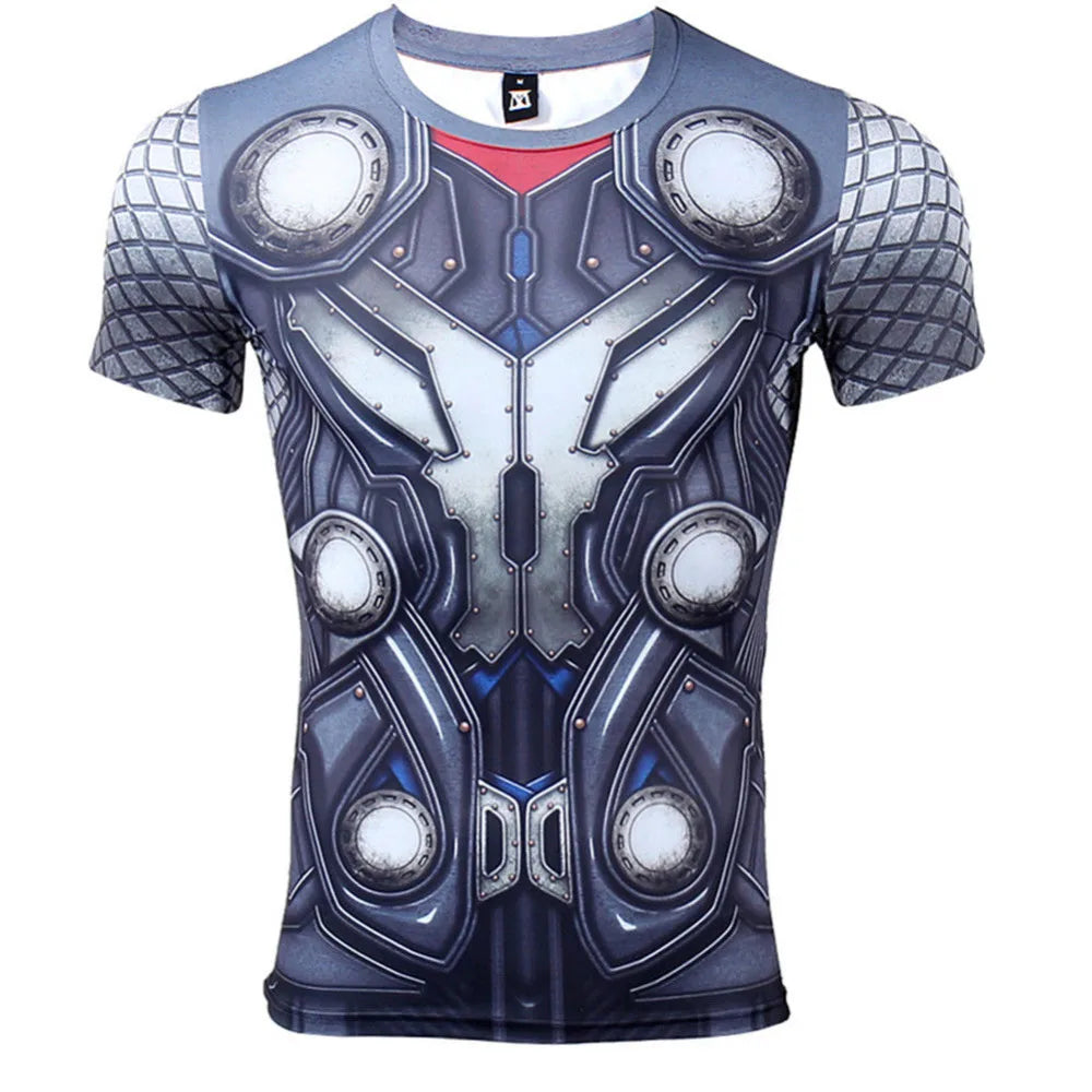 Avengers Thor 3D kompressziós póló – Élénkpiros