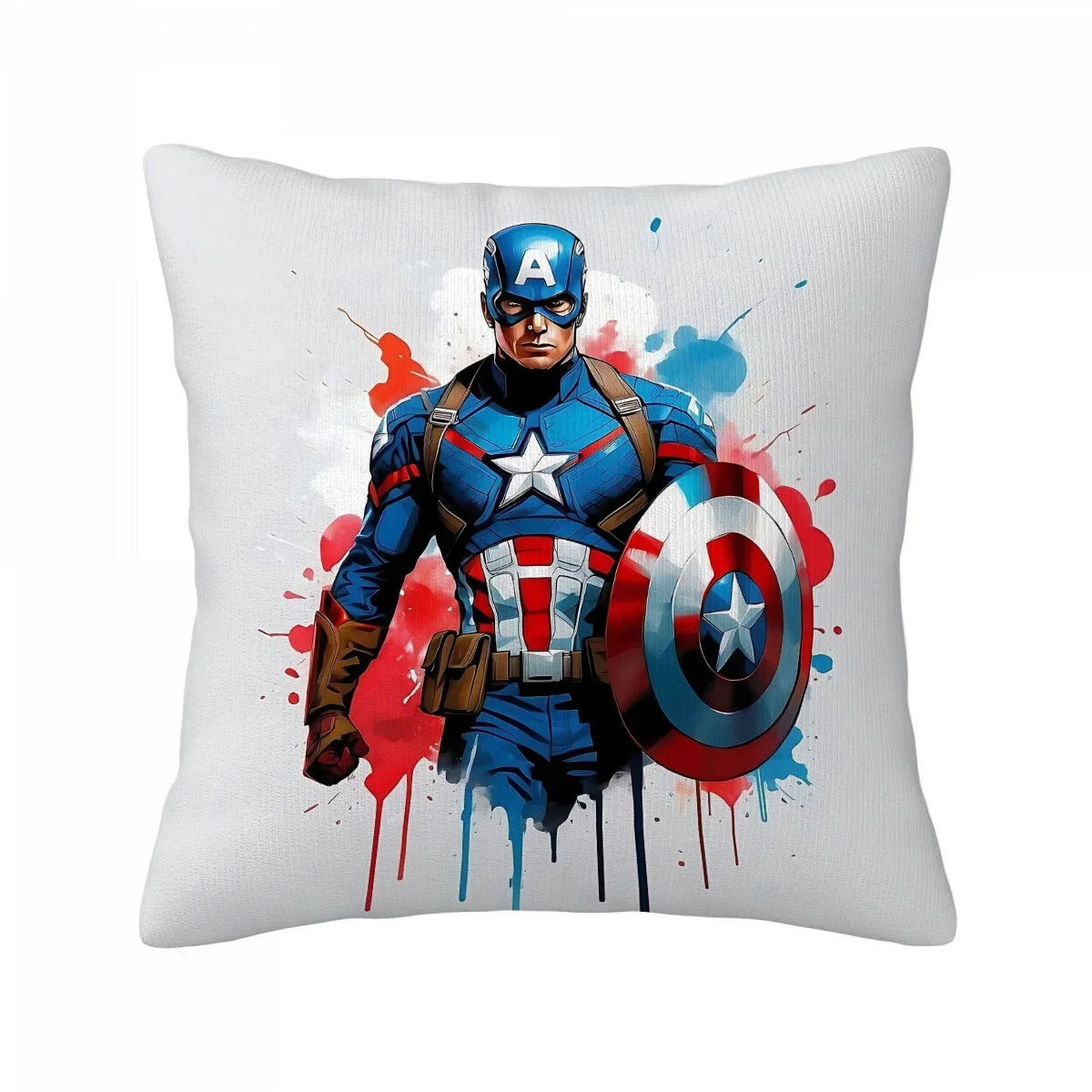 Captain America-pudebetræk – malerstænk