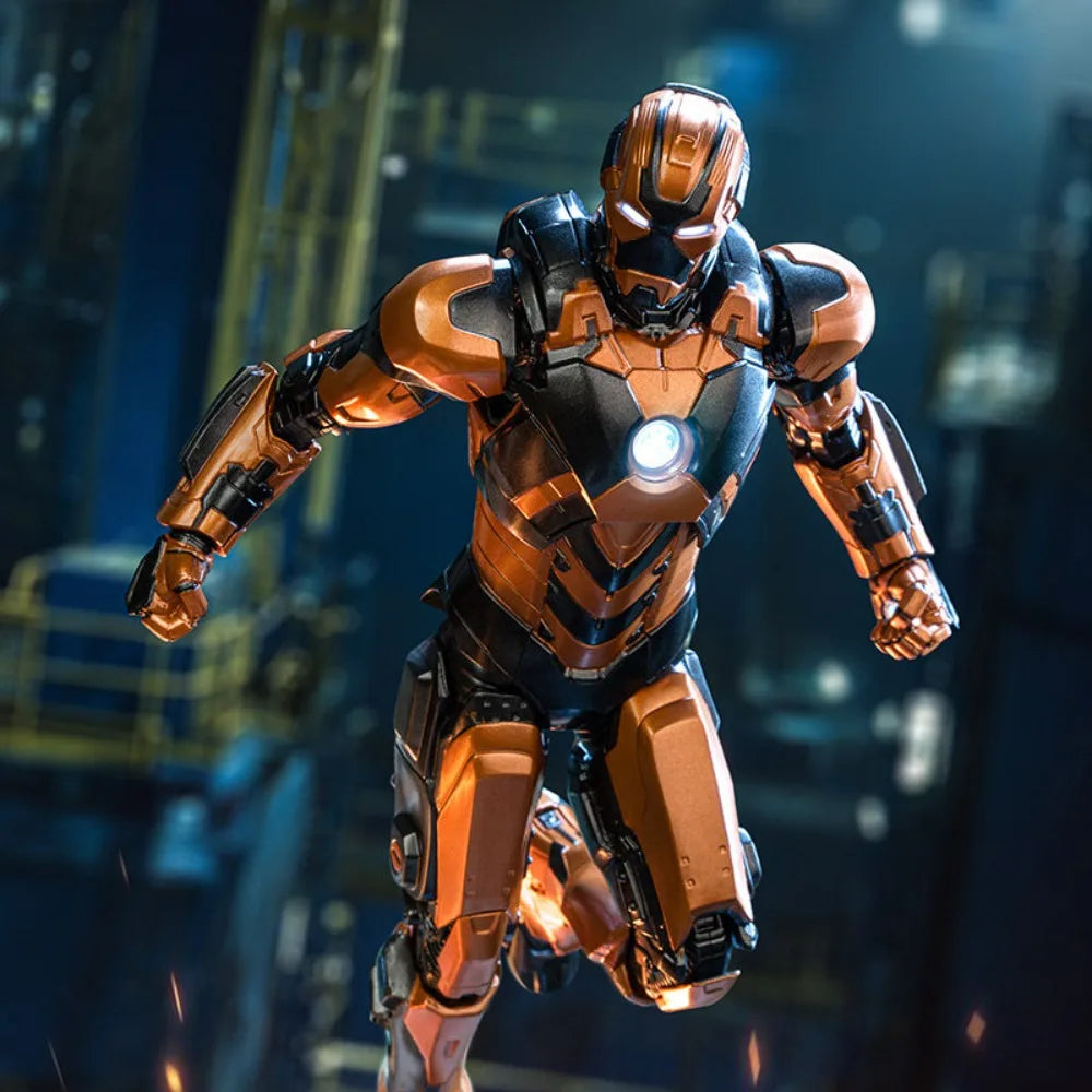 Figura ZD Toys Iron Man MK39 Starboost - Variante Teal
