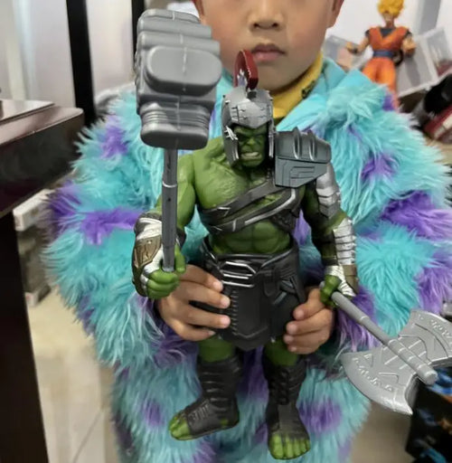 Avengers Thor Ragnarok-figur – Artikulerad med hammare och yxa, 30 cm