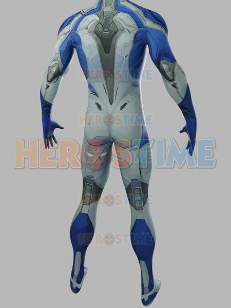 Disfarce Fantastic Four Mister Fantastic - Fato Azul e Cinzento com Efeito de Armadura