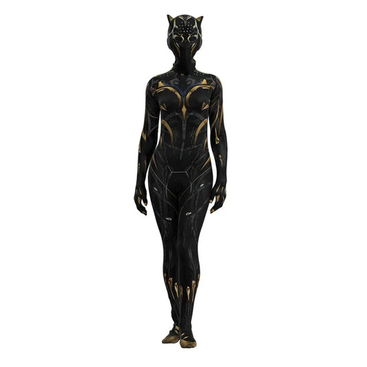 Shuri Black Panther Costume - Black and Gold Jumpsuit (Women's)