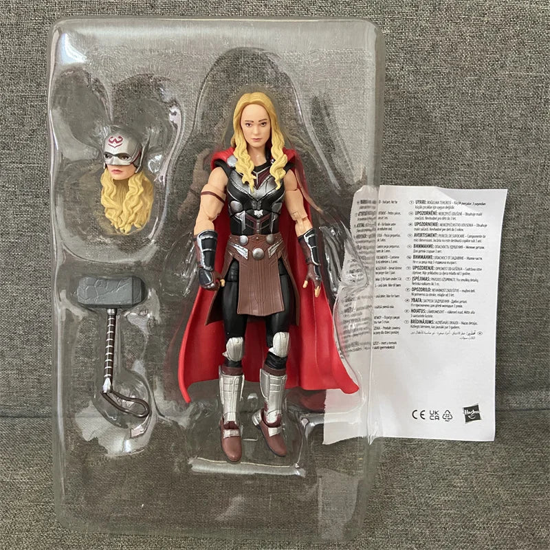 Avengers Jane Foster Mighty Thor-figur – Mjolnir-hammare