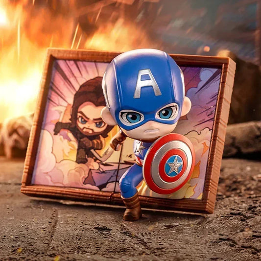 Blind Box POP MART Marvel-fotoramme – serie 7, mysteriefigur