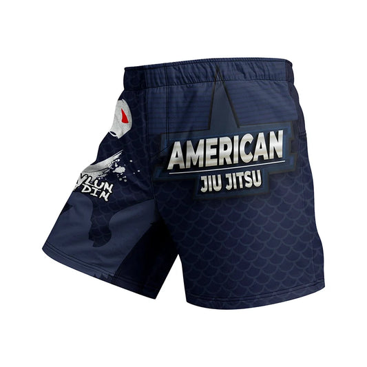 Šortky na jiu-jitsu Captain America – štít a orel