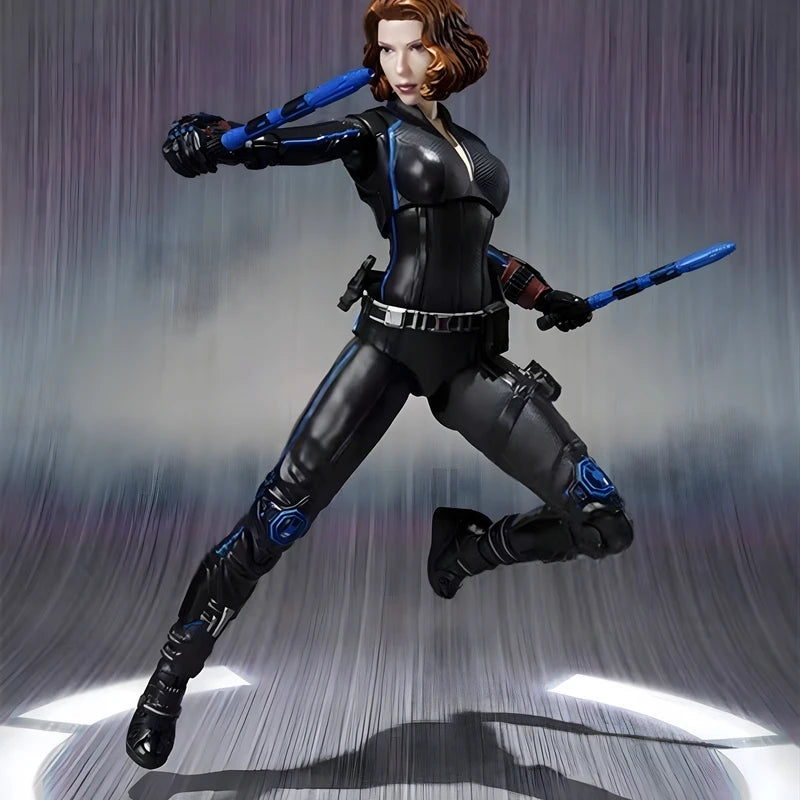 Marvel Legends Black Widow Figure - Realistic Light-Up Suit