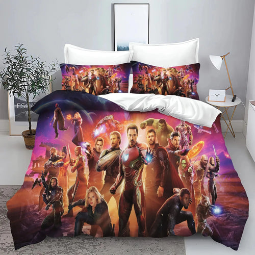 Capa de edredão Avengers — Infinity War, grupo completo