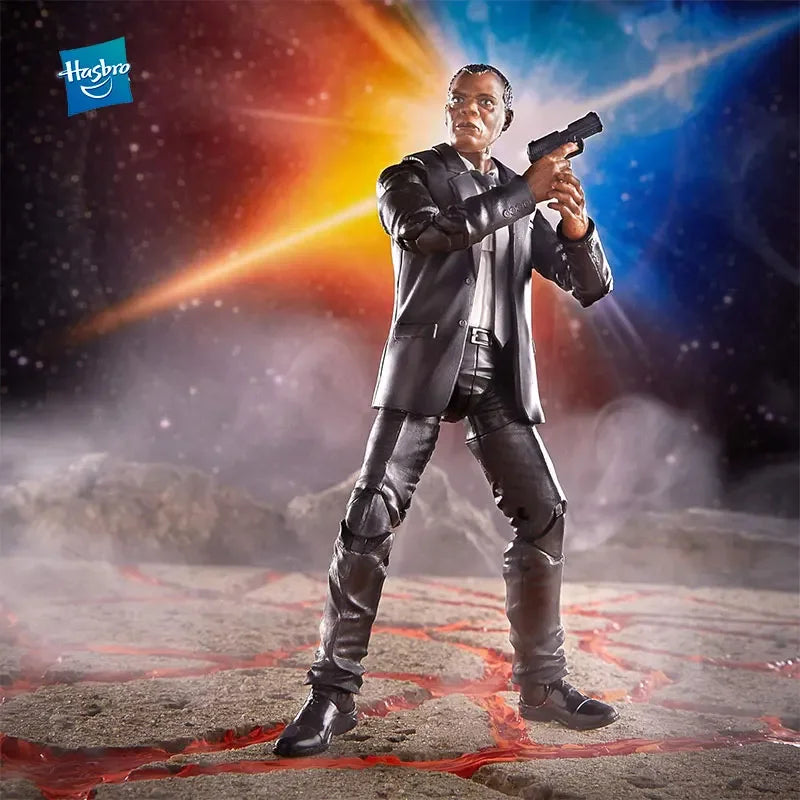 Figura Marvel Legends Nick Fury - Coleção Hasbro de 6 polegadas
