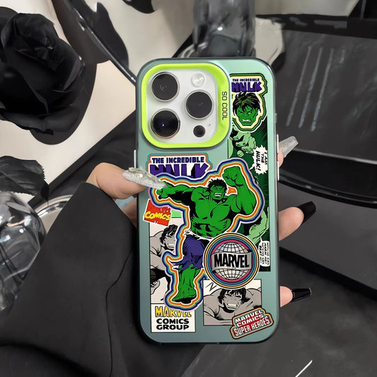 Hulk-telefonetui – grønt retro-tegneseriedesign