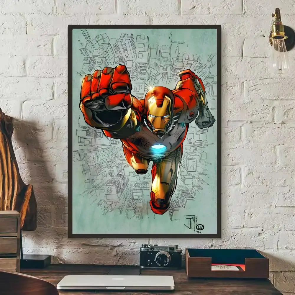 Autocolante Iron Man - Armadura Danificada