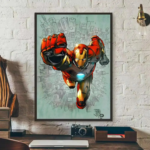 Autocolante Iron Man - Armadura Danificada