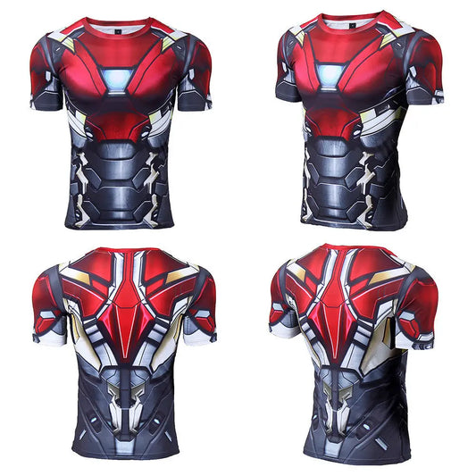 Kompresní tričko Avengers Thor 3D – intenzivně červené