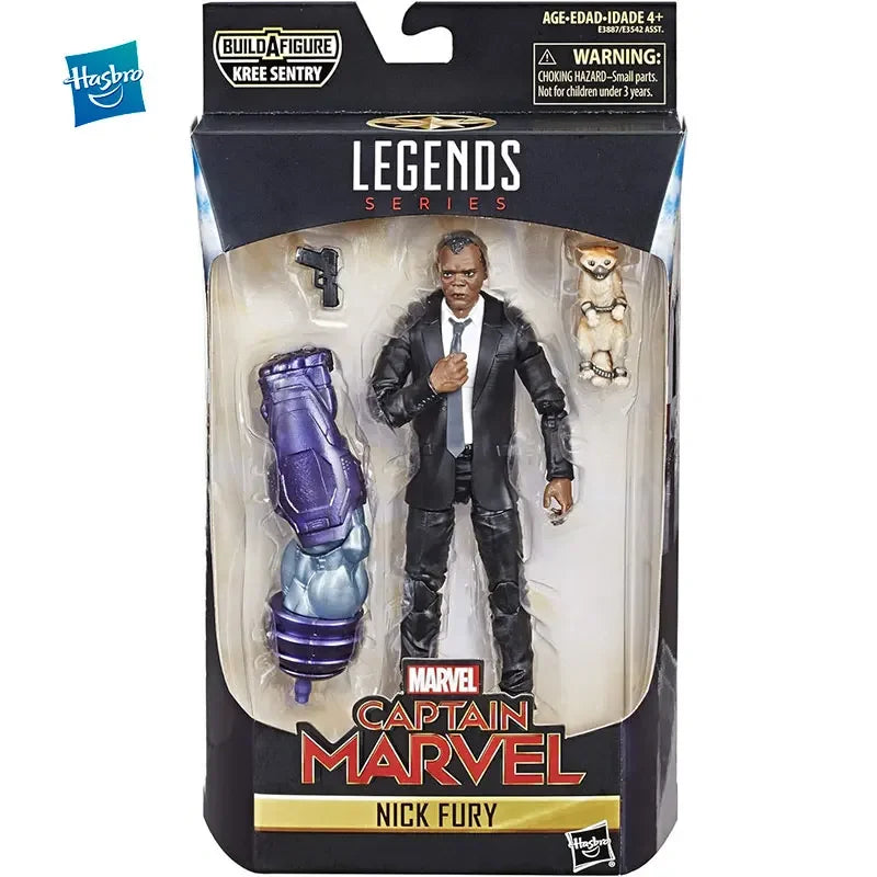 Figura Marvel Legends Nick Fury - Coleção Hasbro de 6 polegadas
