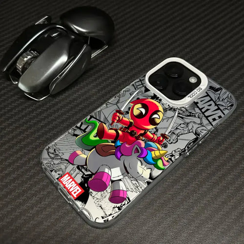 Xiaomi-cover Avengers Deadpool – chibi-enhjørning med tegneseriemotiv
