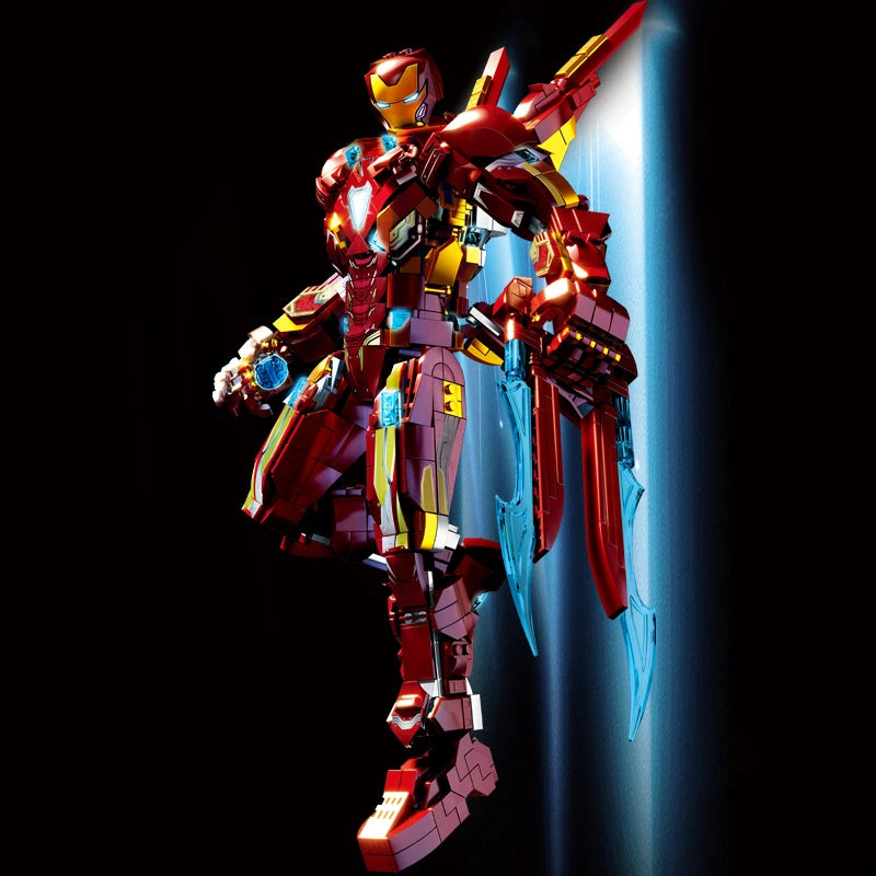 Stavebnice Iron Man MK50 Mecha – energetické čepele, více než 1500 dílků