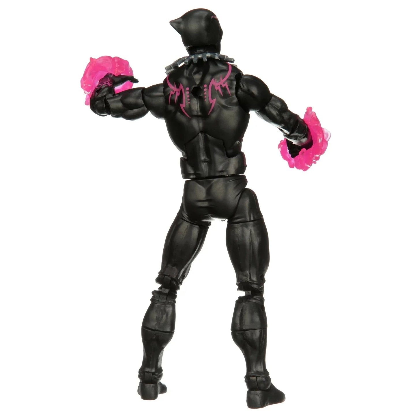 Figura Marvel Legends Pantera Negra - Fato de Vibranium com Efeitos Cor-de-Rosa 15cm