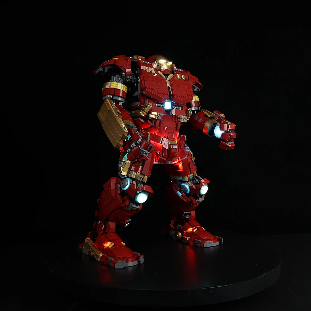 LED Lighting Kit for LEGO Hulkbuster 76210 - Full Illumination