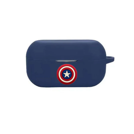 Avengers Captain America-høretelefonetui – Marineblåt skjold