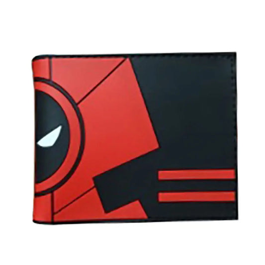 Bosszúállók Deadpool pénztárca – szögletes fekete-piros dizájn