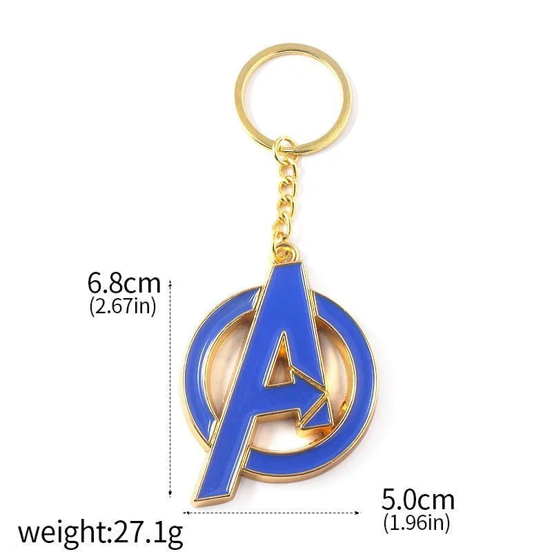 Klíčenka Avengers s logem A – Modrý smalt