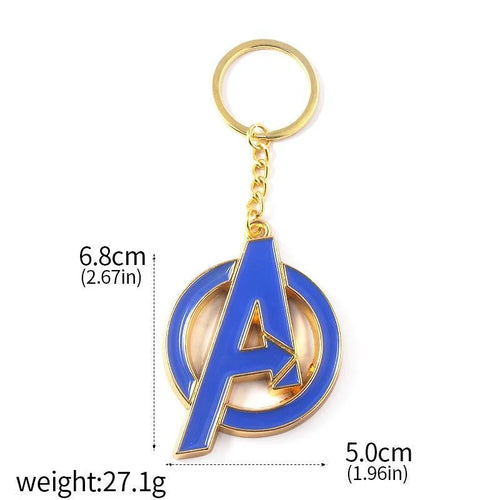 Klíčenka Avengers s logem A – Modrý smalt