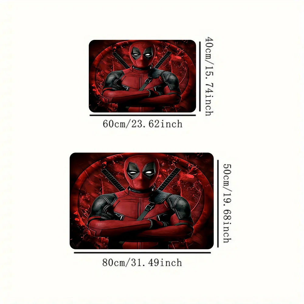 Marvel Deadpool-szőnyeg – Vérvörös, karba tett kezek