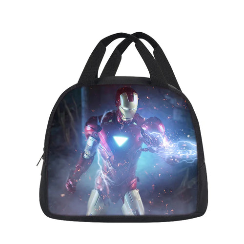 Obědová taška Avengers Iron Man – Trojúhelníkový reaktor s blesky