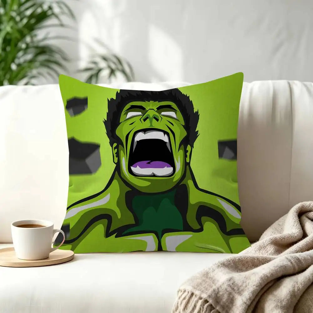 Hulk Pillow Cover - Vector-Style Roar