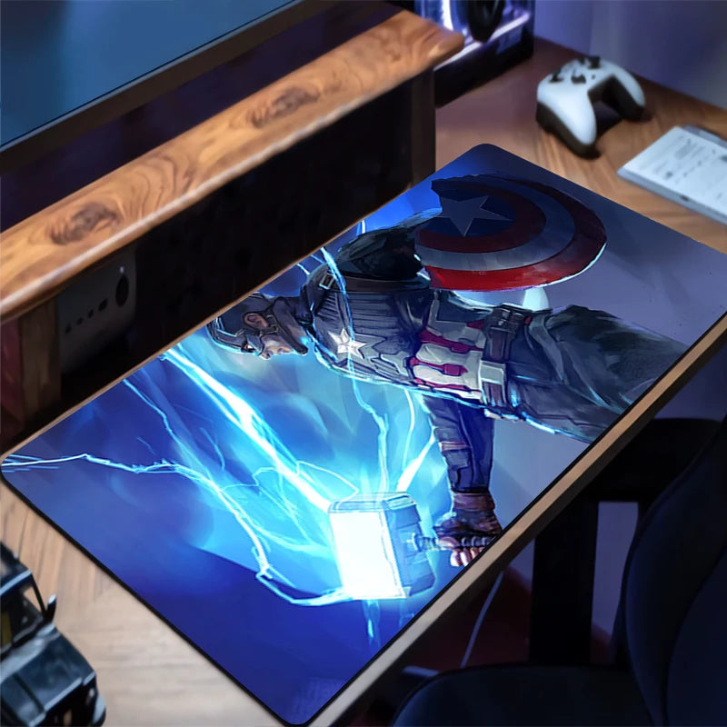 Avengers Mouse Pad - Blue Magic Design XXL