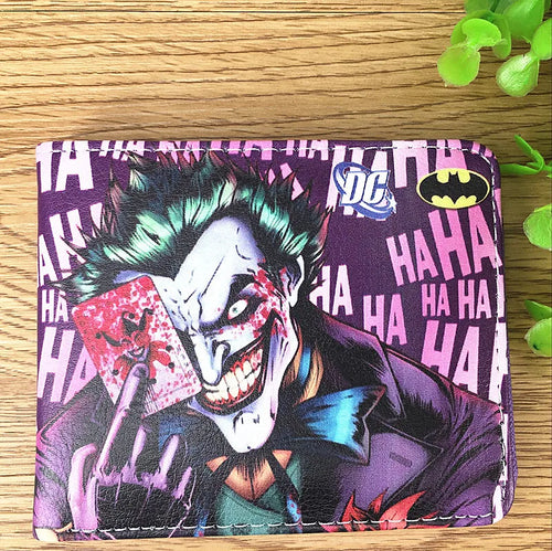 DC Joker pénztárca – lila HaHa kártya