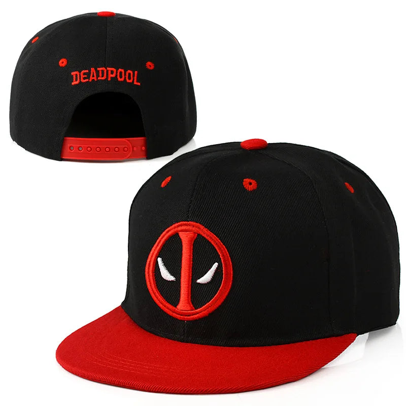 Kšiltovka Avengers Deadpool – Unisex cosplay v hiphopovém stylu