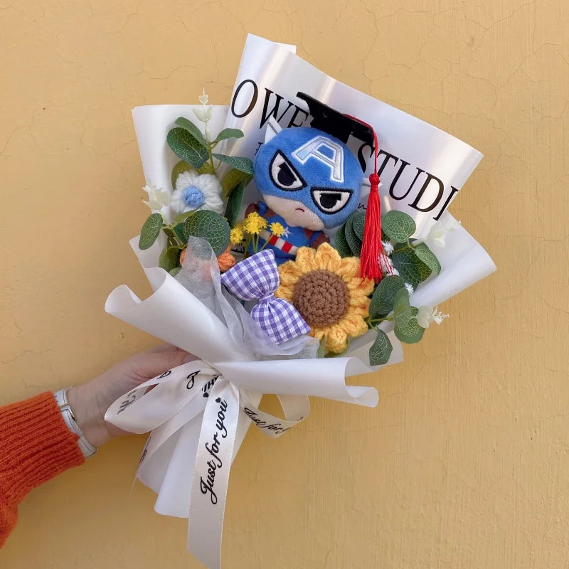 Avengers Spider-Man-buket – håndlavet gave med tøjdyr