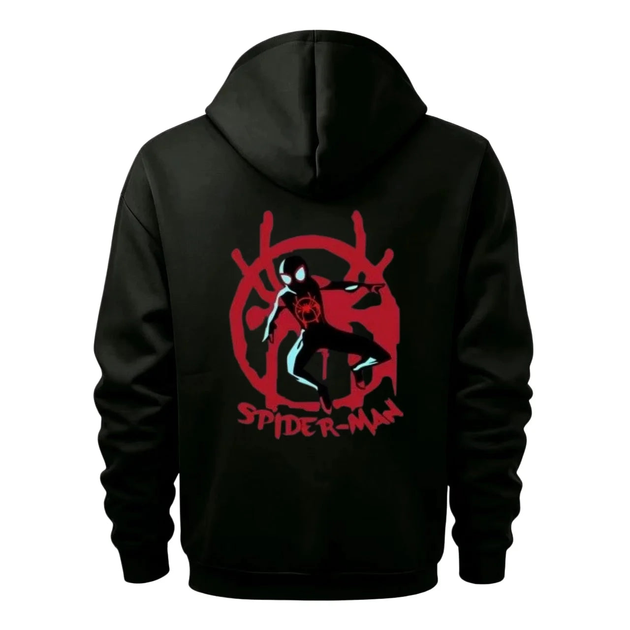 Sweatshirt Marvel Avengers com capuz e fecho - Logótipo néon, vários bolsos, para homem
