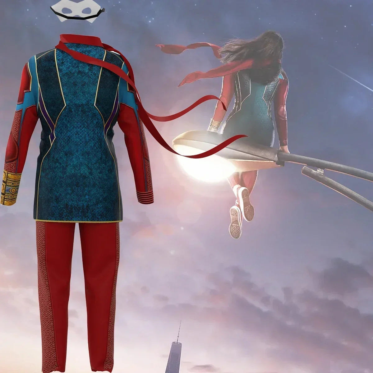 Combinaison de cosplay Ms. Marvel – Kamala Khan