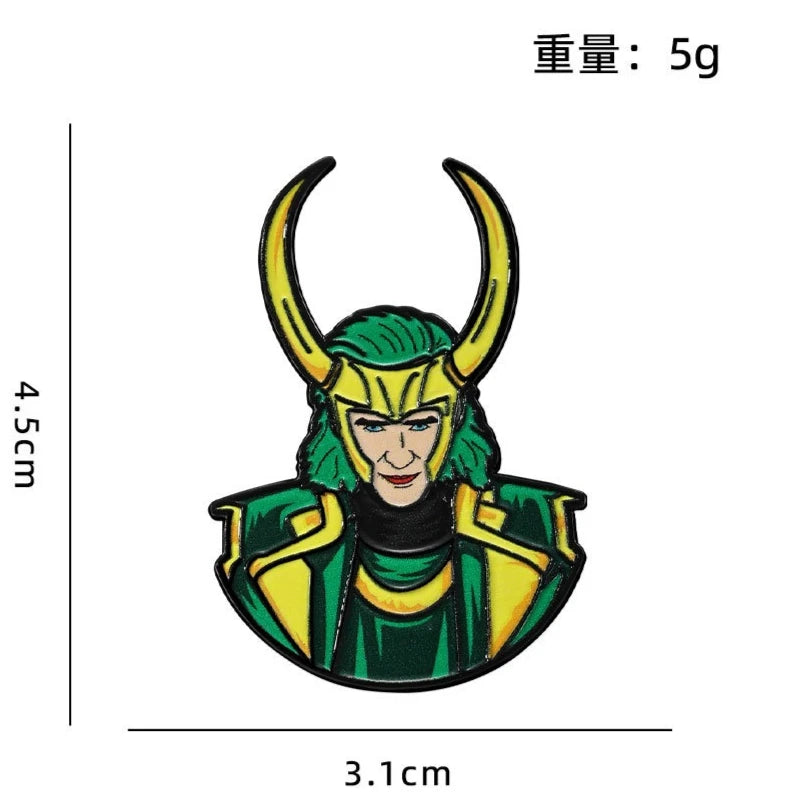 Emblema esmaltado Avengers - Loki