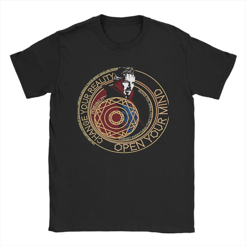 T-shirt Doctor Strange - Círculo místico Change Your Reality para homem