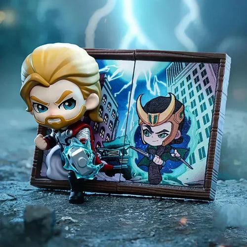 Blind Box POP MART Marvel Fotorámeček – série 6, tajemná figurka