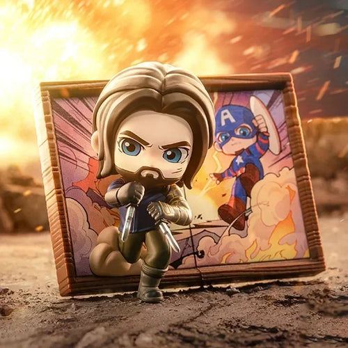 Blind Box POP MART Marvel Fotorámeček – série 2, tajemná figurka