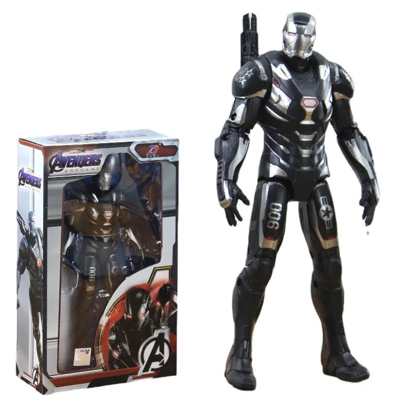 Figura Máquina de Combate - Armadura preta e prateada